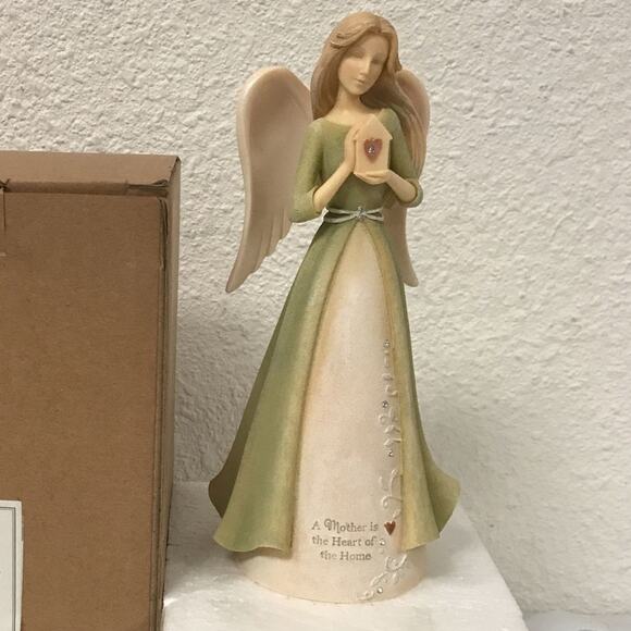 Foundations Mother Heart Angel Figurine by Enesco - Picture 2 of 5